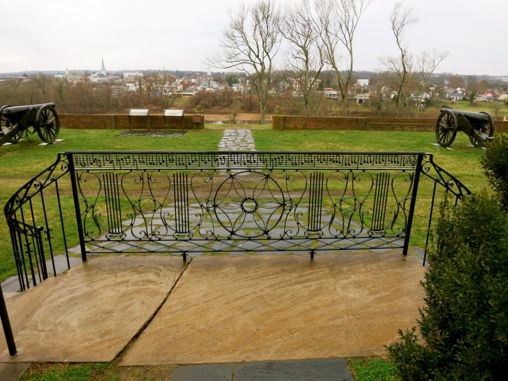 Musical Note Gate Spells Out Home Sweet Home at Chatham Manor, Fredericksburg VA
