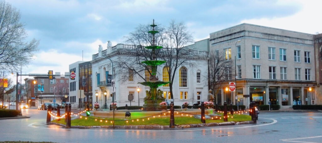 Downtown Chambersburg PA Fountain