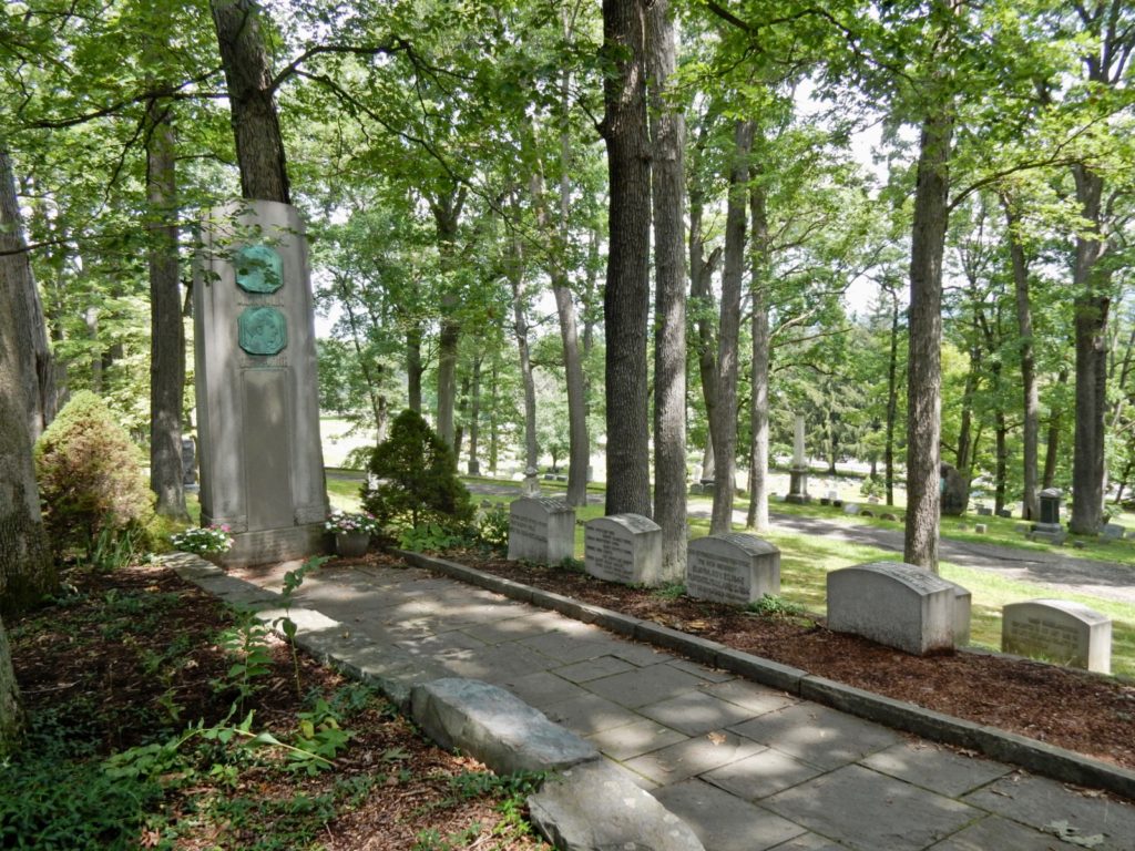 Site de la tombe de Mark Twain Samuel Clemens Elmira NY