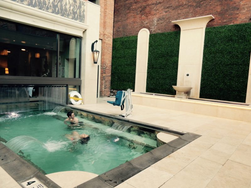 Urban hot springs at Curtiss Hotel in Buffalo NY