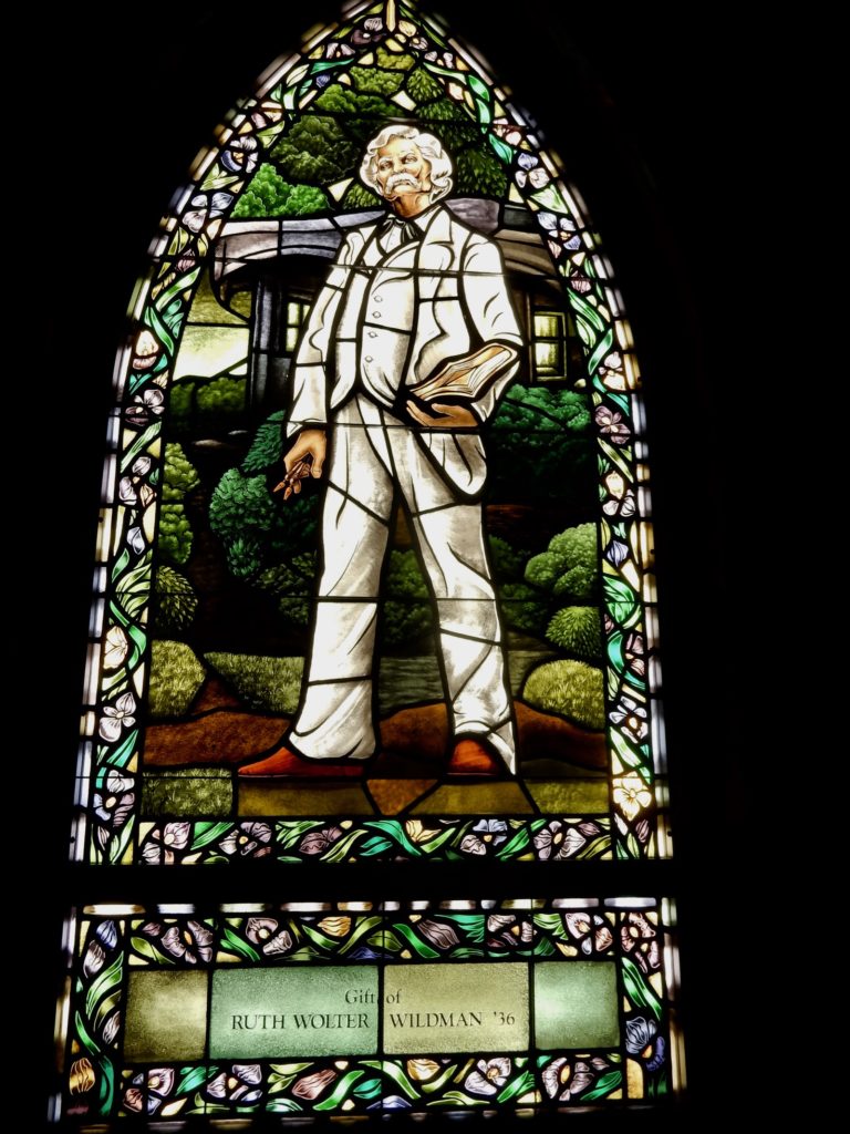 Stained Glass Twain Elmira College Chapel