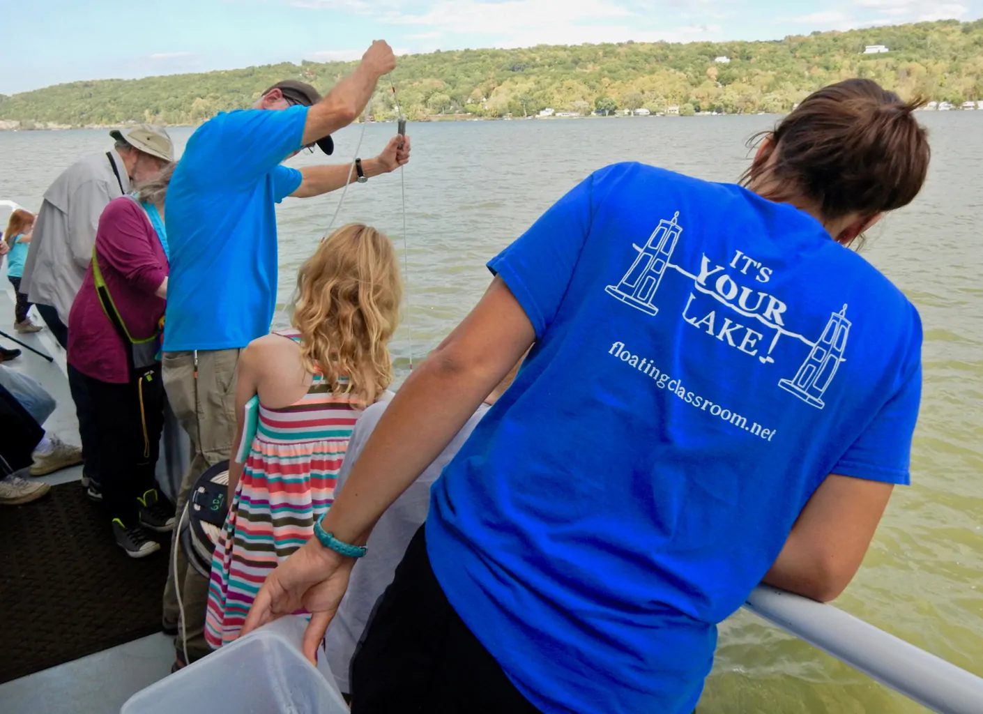 Échantillonnage d'eau Découvrez Cayuga Boat Tours Ithaca NY