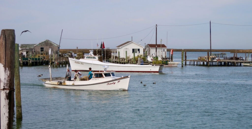 Tangier Island Fishermen in Chesapeake Bay