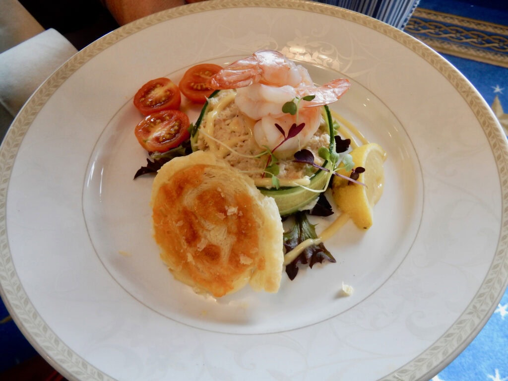 Beautifully plated food on American Cruise Line ship