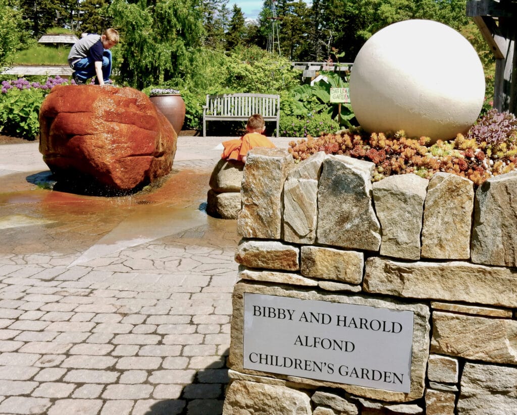 Childrens Garden at Coastal Maine Botanical Gardens Boothbay ME