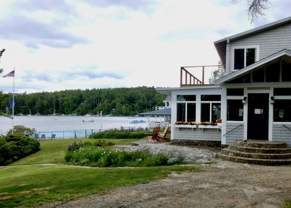 Spruce Point Inn waterfront Boothbay ME