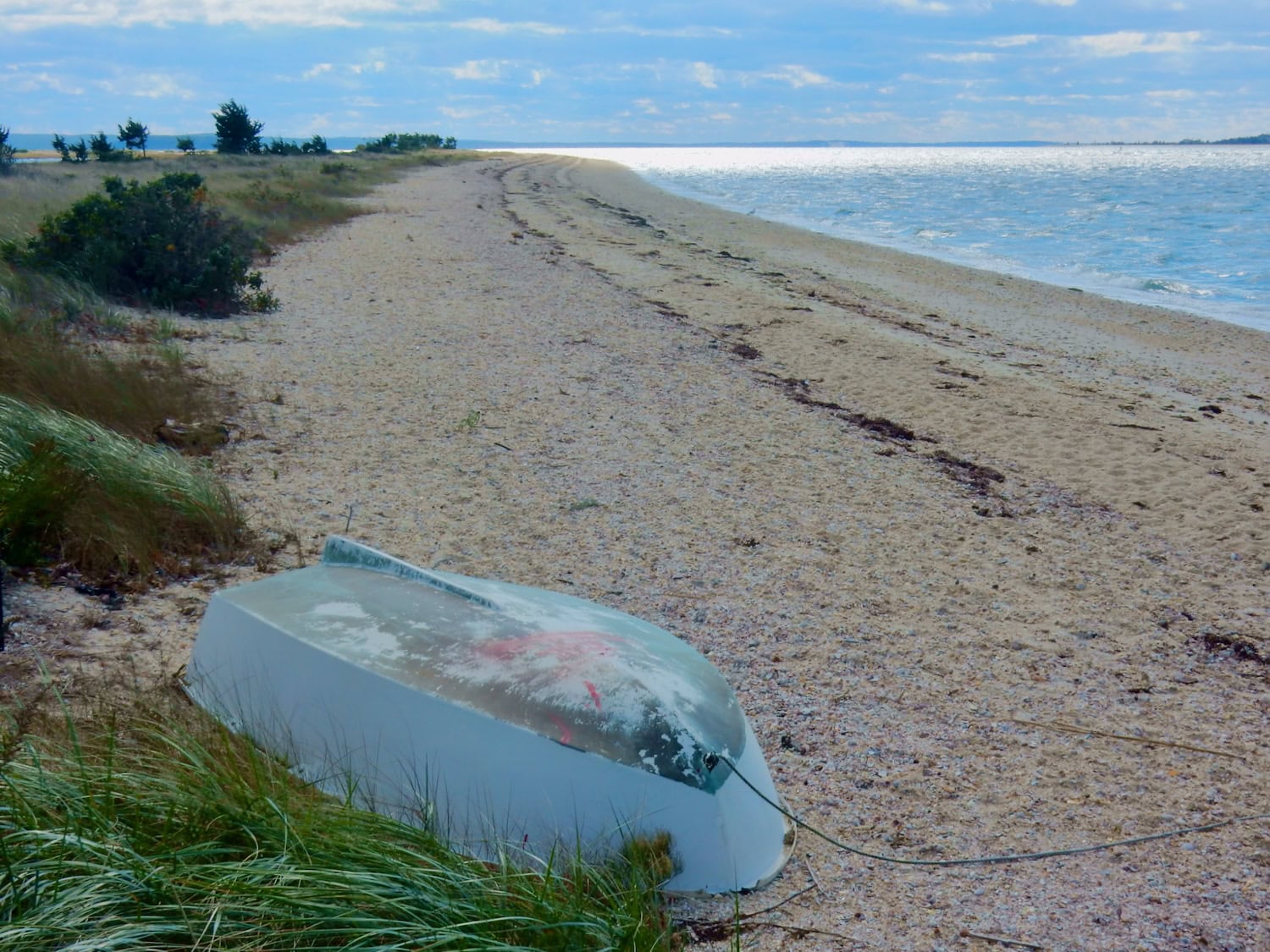 Shelter Island NY beach off season