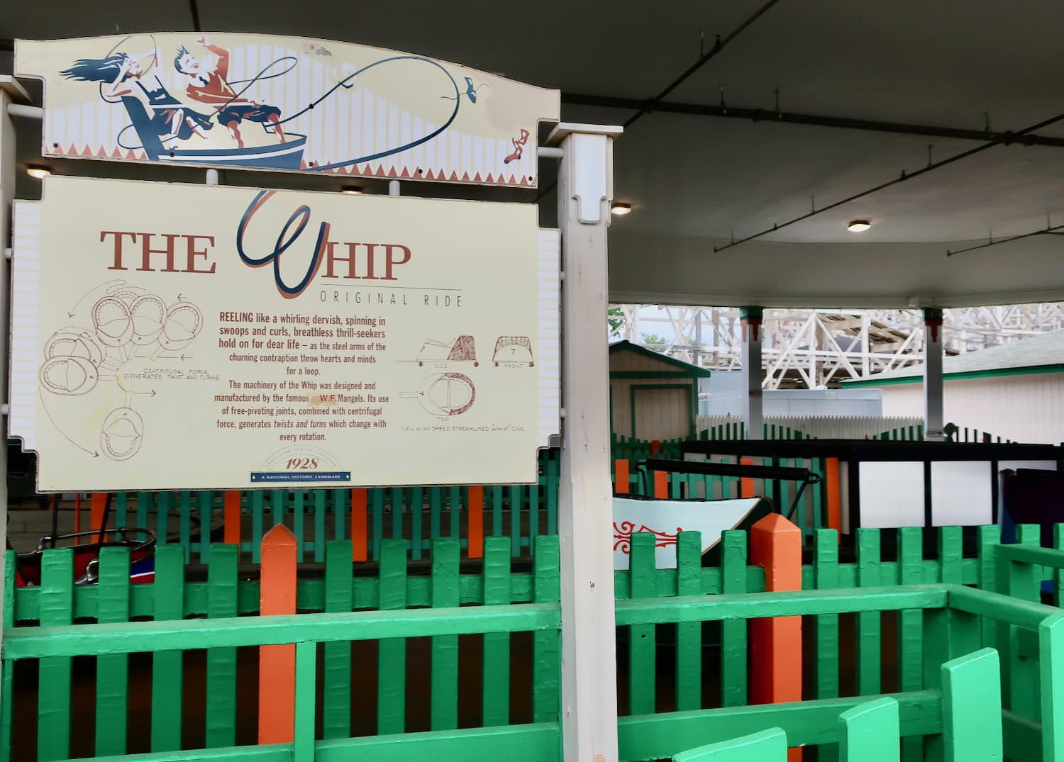 The Whip ride at Rye Playland since 1928