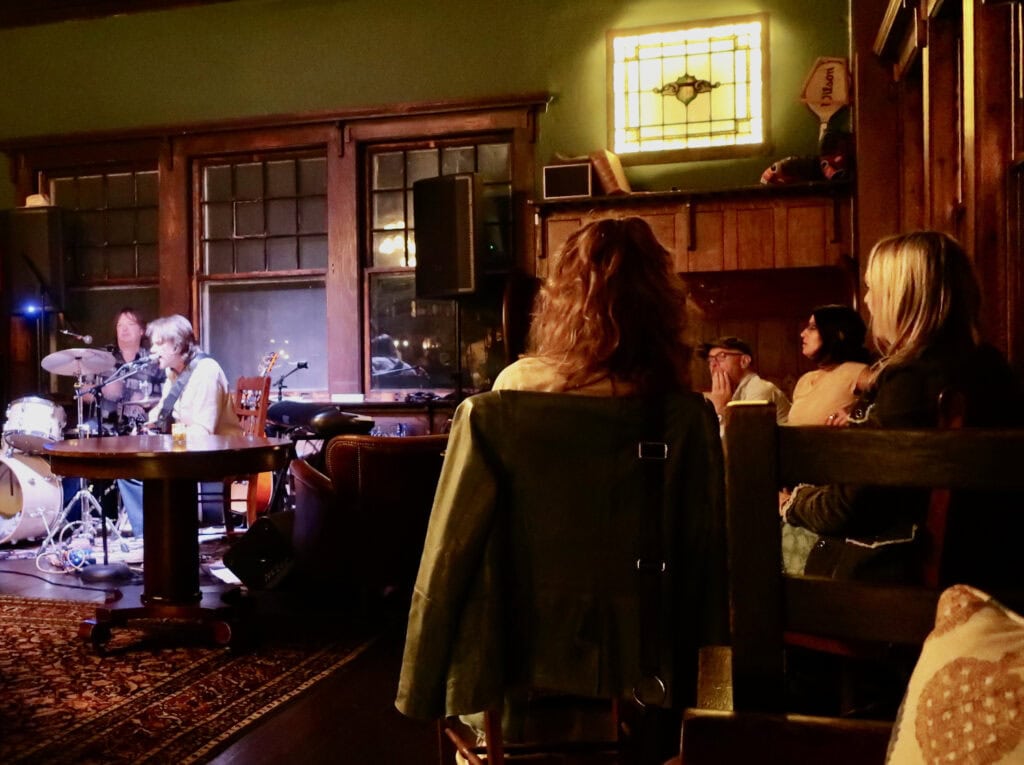 Johnny Orion playing in the Ostrich Room at Apple Tree Inn