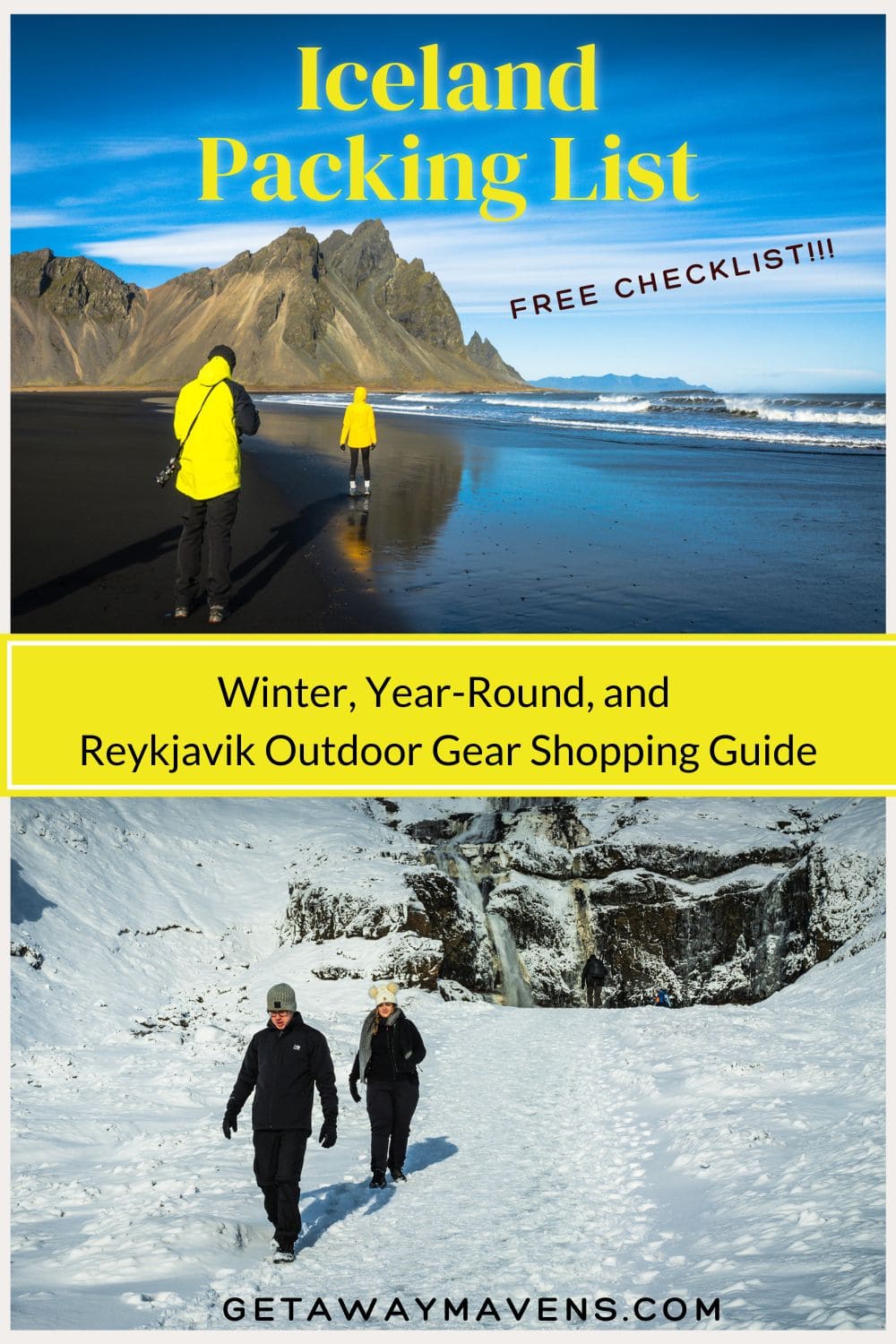 Essential Iceland Packing List FREE Checklist Getaway Mavens   Iceland Packing List 