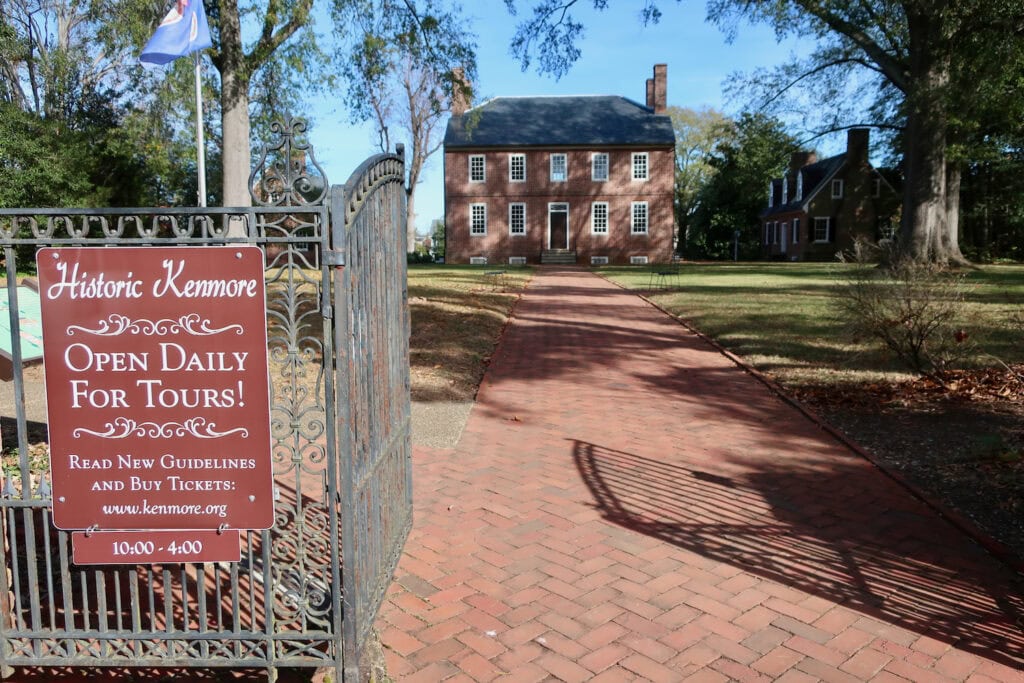 Historic Kenmore Fredericksburg VA