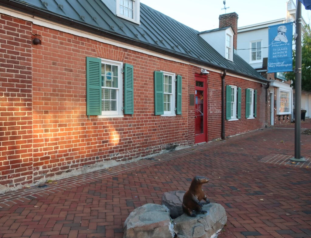 James Monroe Museum exterior Fredericksburg VA