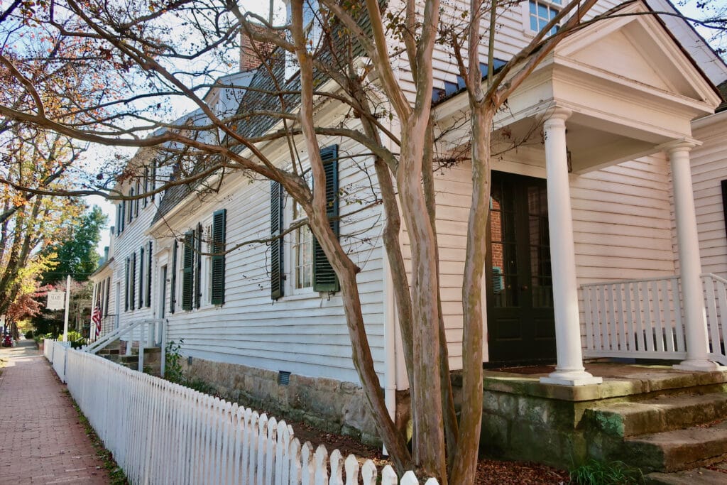 Mary Washington House Museum exterior Fredericksburg VA