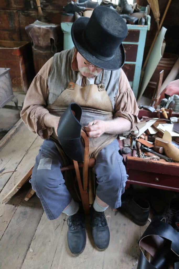 Shoemaker at Old Sturbridge Village MA