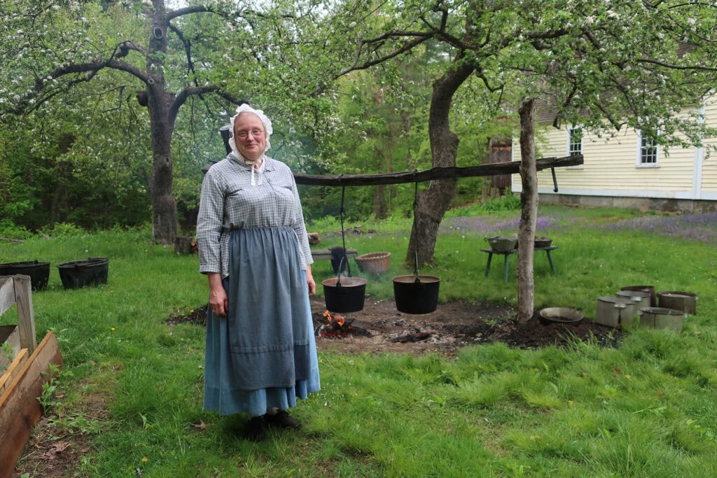 Costumed interpreter, Old Sturbridge Village MA