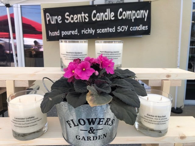 Pure Scents Candle Co at Artisan Exchange West Chester PA