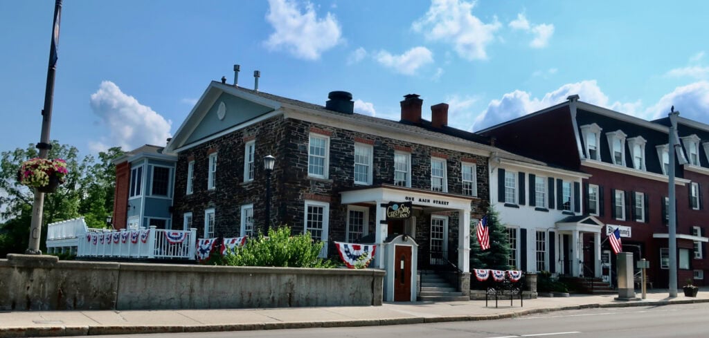 Farmers Creekside Inn and Tavern exterior LeRoy NY