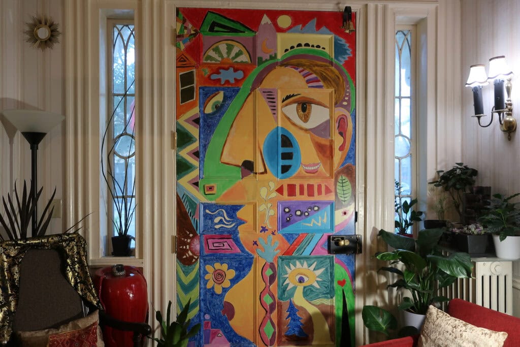 Go Art! interior front door, Batavia NY