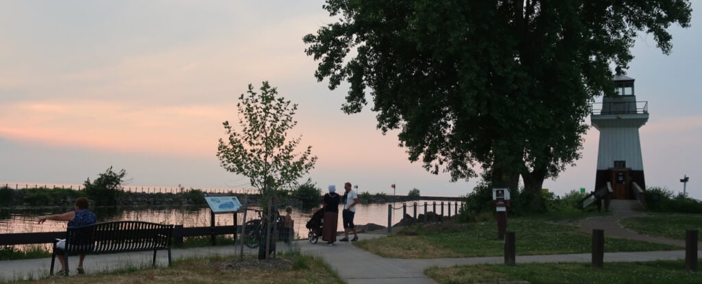 Point Breeze at Sunset Orleans County NY