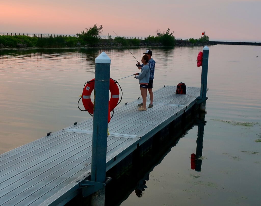 Fishing on Lake Ontario, Orleans County NY