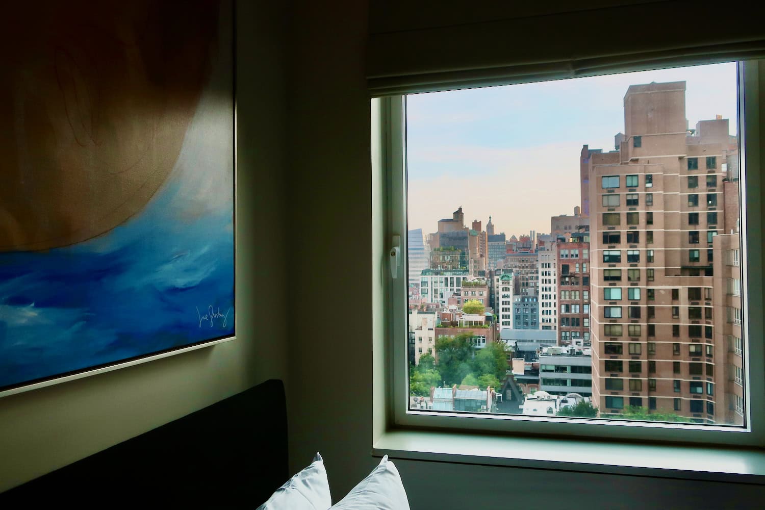 NYC View from room at Marmara park ave hotel nyc
