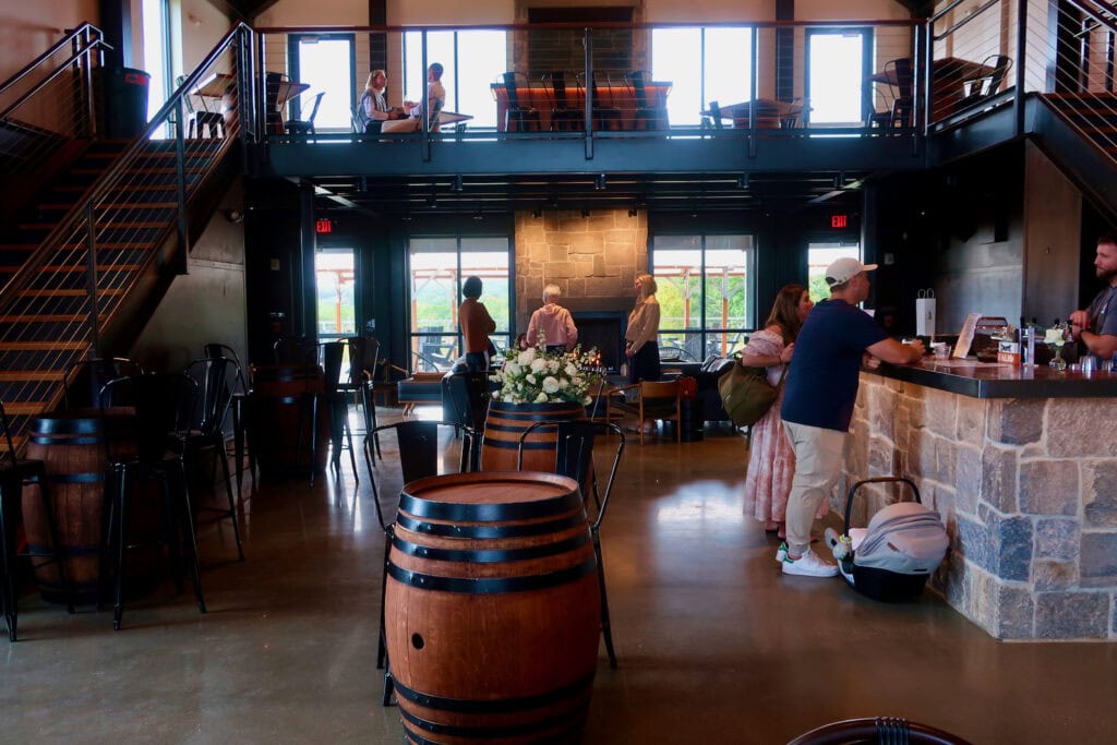 Kingdom of the Hawk Vineyard barn interior