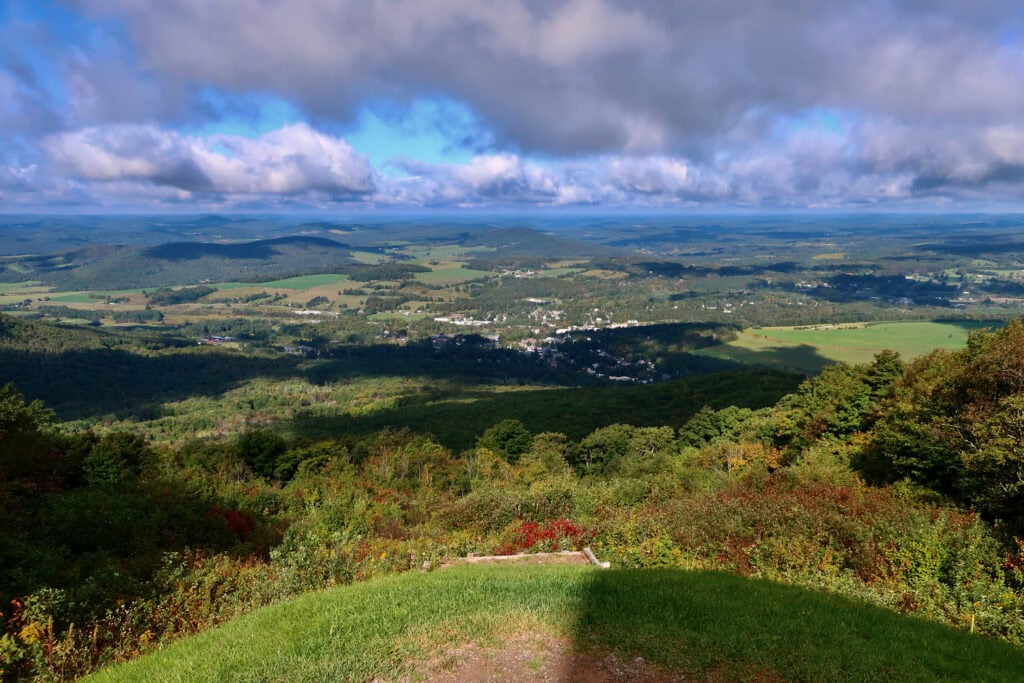 Views of Catskills from Mount Utsayantha, Stamford NY