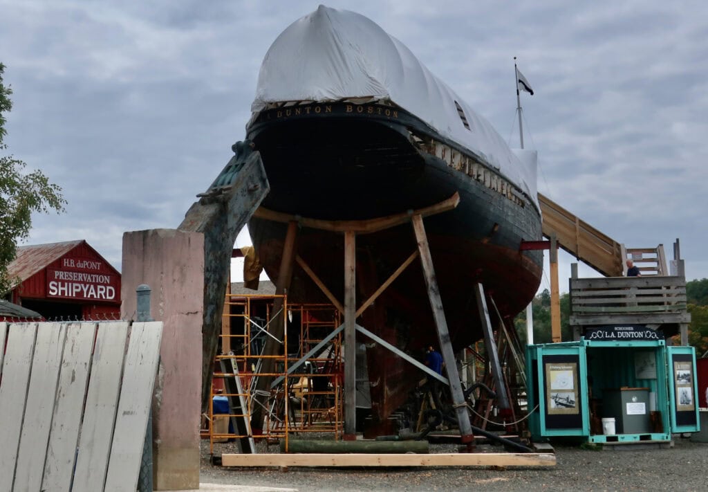 Mystic Seaport Historic Preservation area