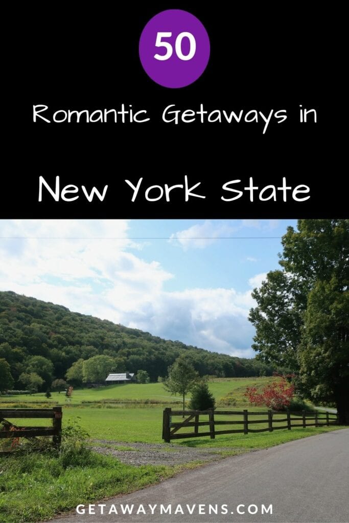 Romantic Getaways in New York State pin