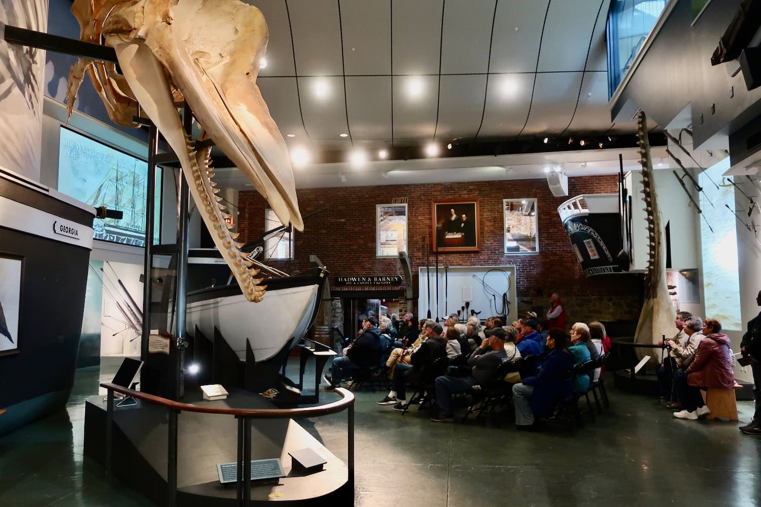 Live Talks are popular at the Nantucket Whaling Museum