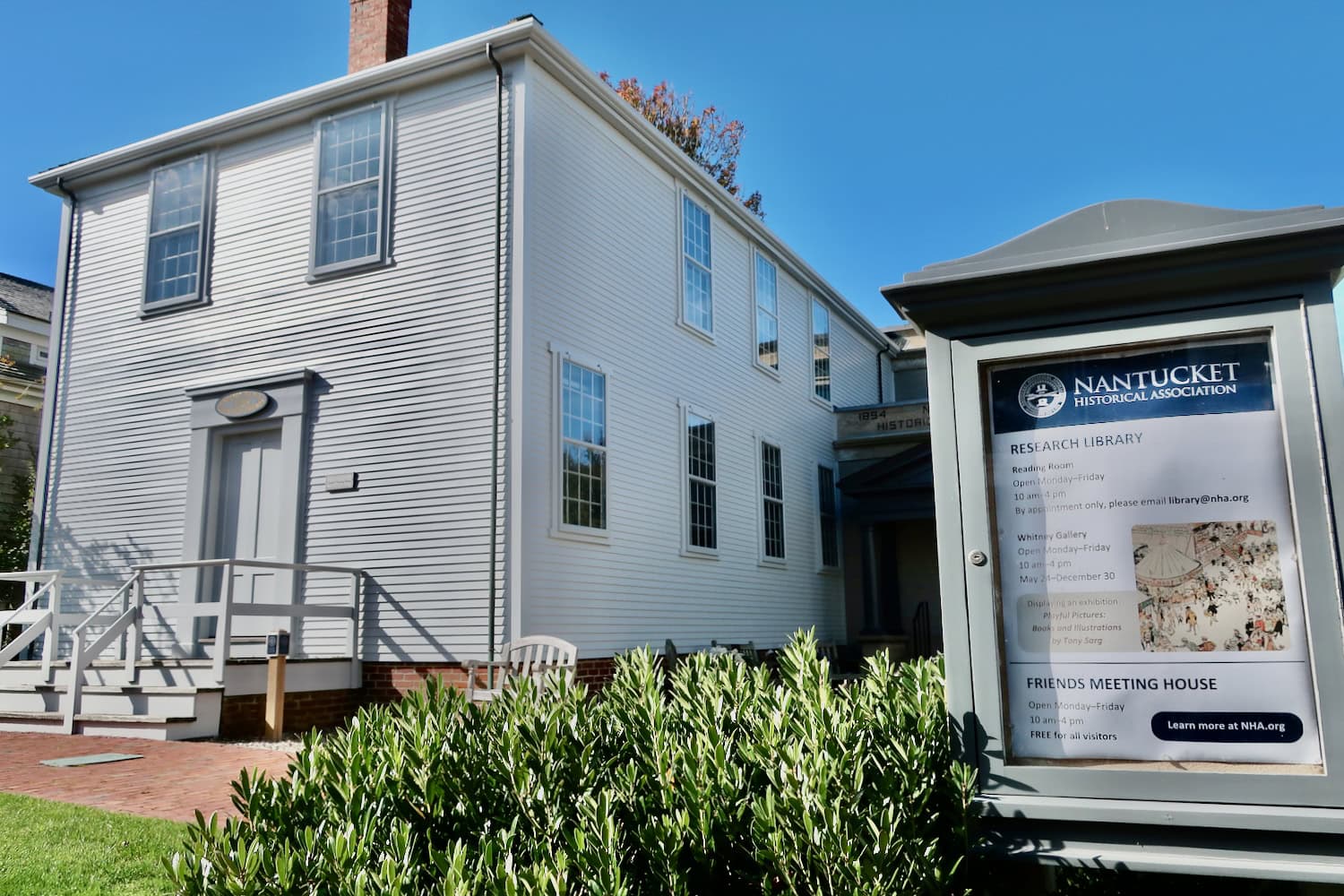 Nantucket Historical Soc and Friends Meeting House