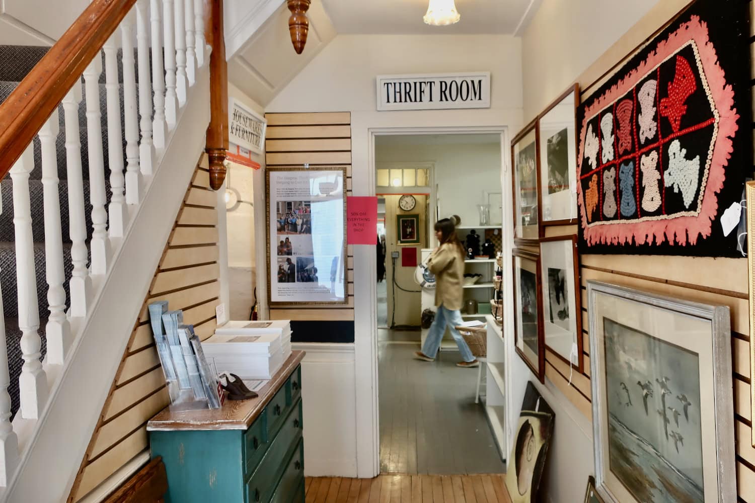 Nantucket Hospital Thrift Shop interior