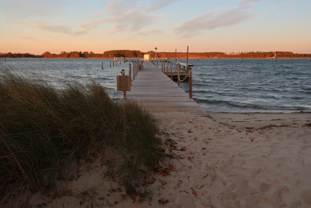 450 ft long pier at 450 Pier - formerly Scheible's Fish Camp