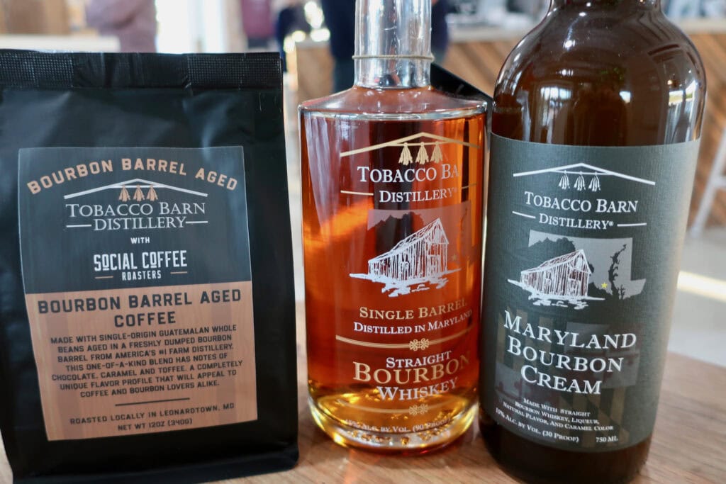 Tobacco Barn Distillery Burboun, Creme, Coffee products