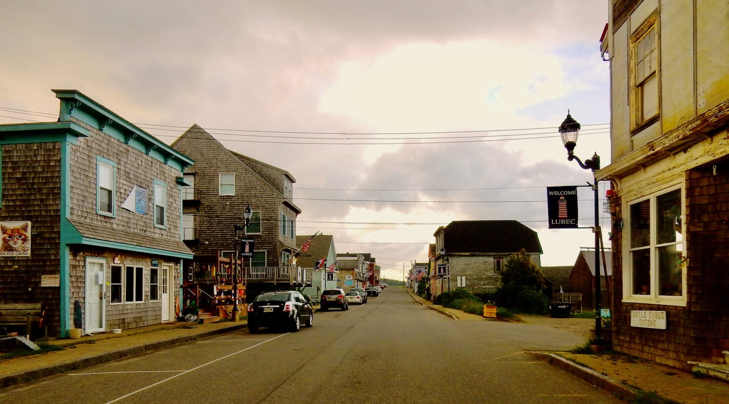 Downtown Lubec ME