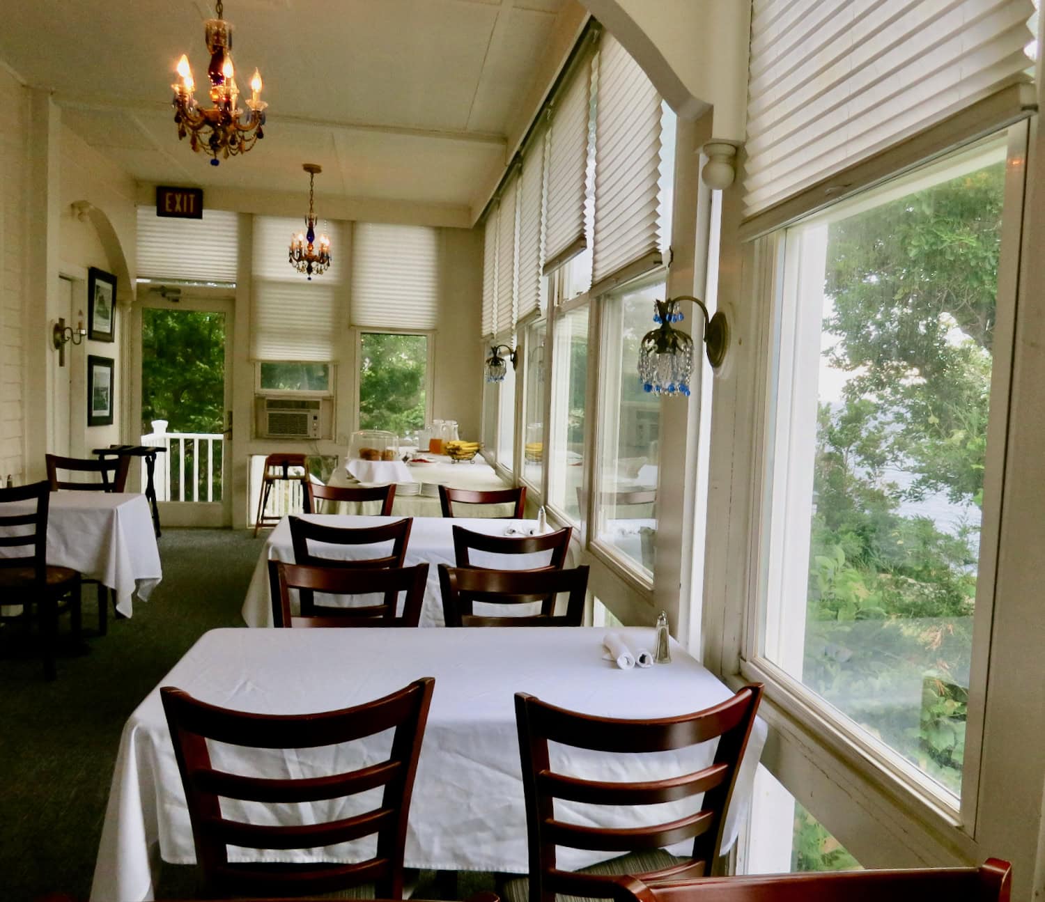 Yankee Clipper Inn breakfast room Rockport MA