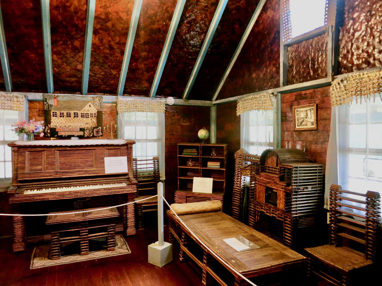 Paper House interior Rockport MA